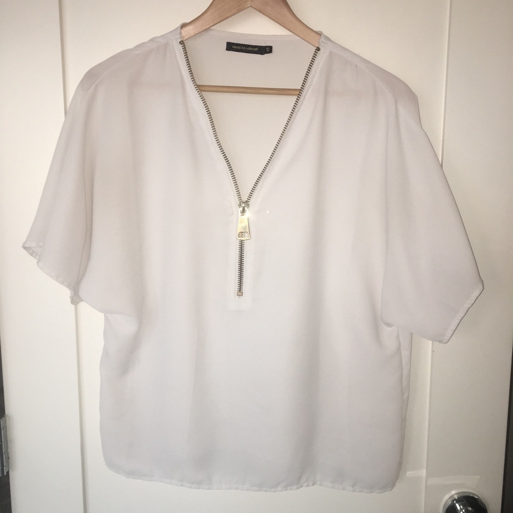 Chiffon sheer blouse